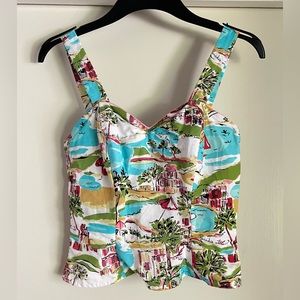 Vivien of Holloway Betty Sun Top in Riviera